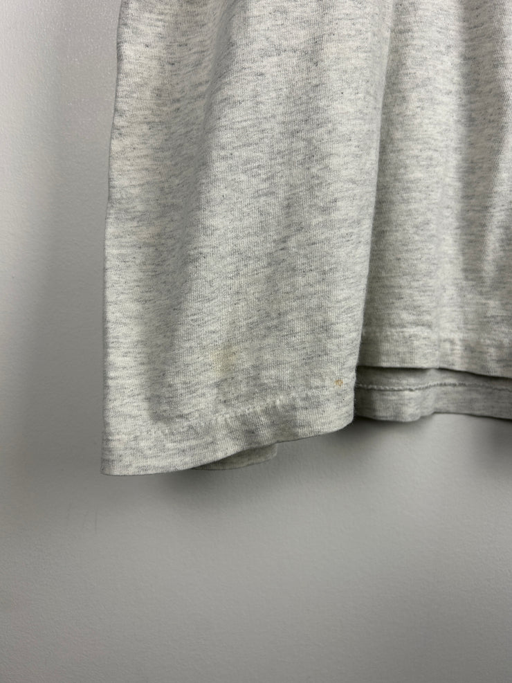 Vintage Killington Skiing No Easy Way Down Wrap Around Grey Tee