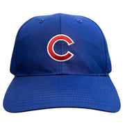 Vintage 90s MLB Chicago Cubs C Blue Snapback Hat