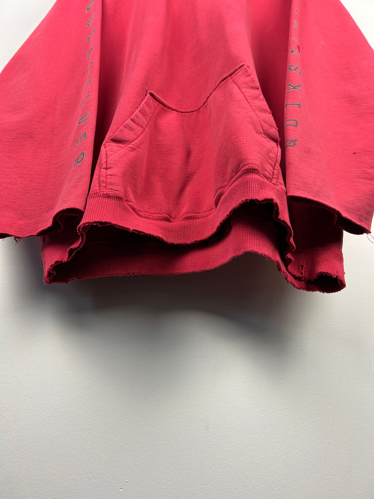 Vintage 90s Quiksilver Spellout Red Hoodie