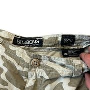 Vintage Y2K Billabong Baggy Camo Cargo Shorts