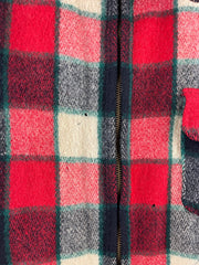 Vintage 50s Woolrich Buffalo Plaid Wool Harrington Hunting True Vintage Jacket
