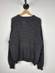 Vintage 90s Craft & Barrow Earth Tone Knit Sweater