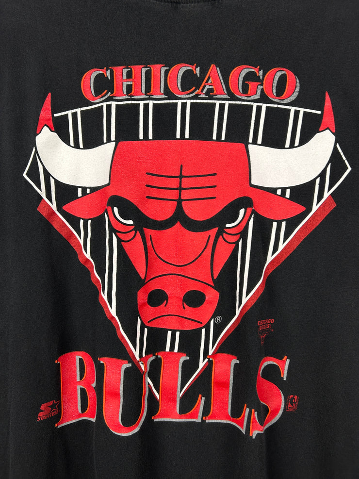 Vintage 90s NBA Starter Chicago Bulls Black Tee