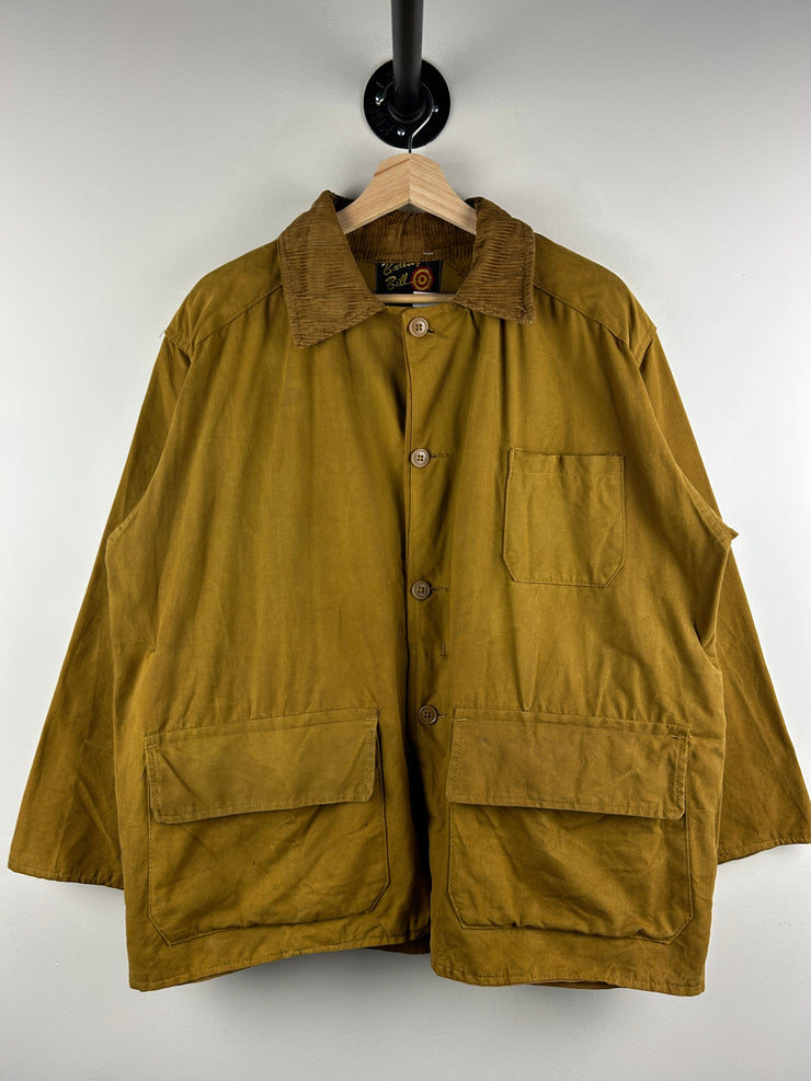 Vintage 50s Bullseye Bill Water Repellent True Vintage Brown Canvas Hunting Jacket