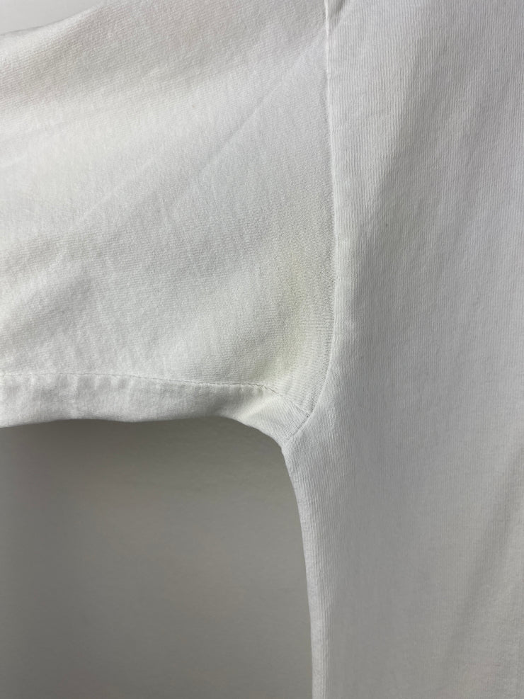 Vintage 90s Stanley Desantis GI Joe White Ringer Tee