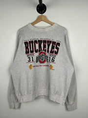 Vintage 90s Ohio State Buckeyes Big Ten Champions Grey Crewneck