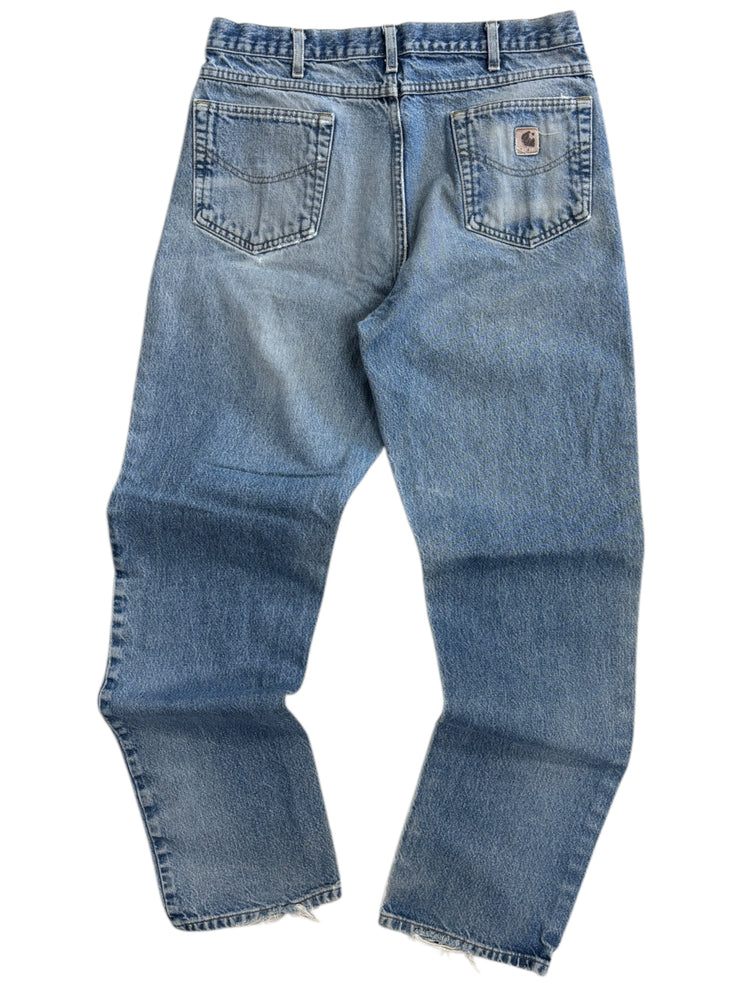 Vintage Carhartt Light Wash Blue Denim Jeans