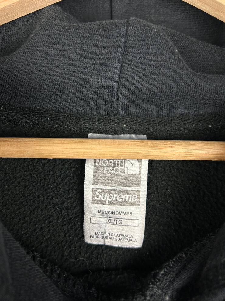 Supreme X The North Face SS18 Metallic Logo Black Hoodie