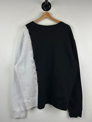 Revenge Split Dye Black Crewneck