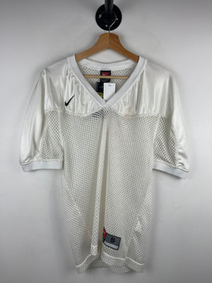 Vintage Nike White Mesh Football Jersey