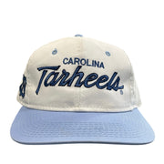 Vintage 90's Sports Specialties North Carolina Tar Heels Twill White Script Snapback Hat