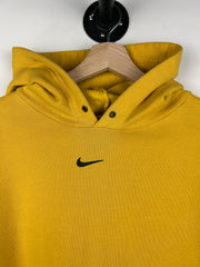 Vintage Nike Middle Swoosh Yellow Hoodie