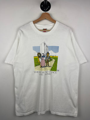 Vintage 90s Wizard Of Oz There Is No Place Like Home White Tee