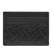 Burberry Embossed Sandon Black Card Holder