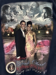 Vintage 2009 Barack Obama President Navy Tee