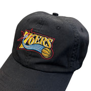 Vintage NBA Philadelphia 76ers Pepsi Black Strapback Hat