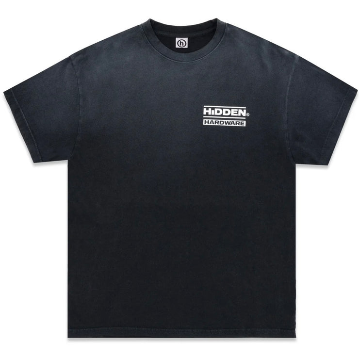 Hidden NY Rotating Blade Washed Black Tee