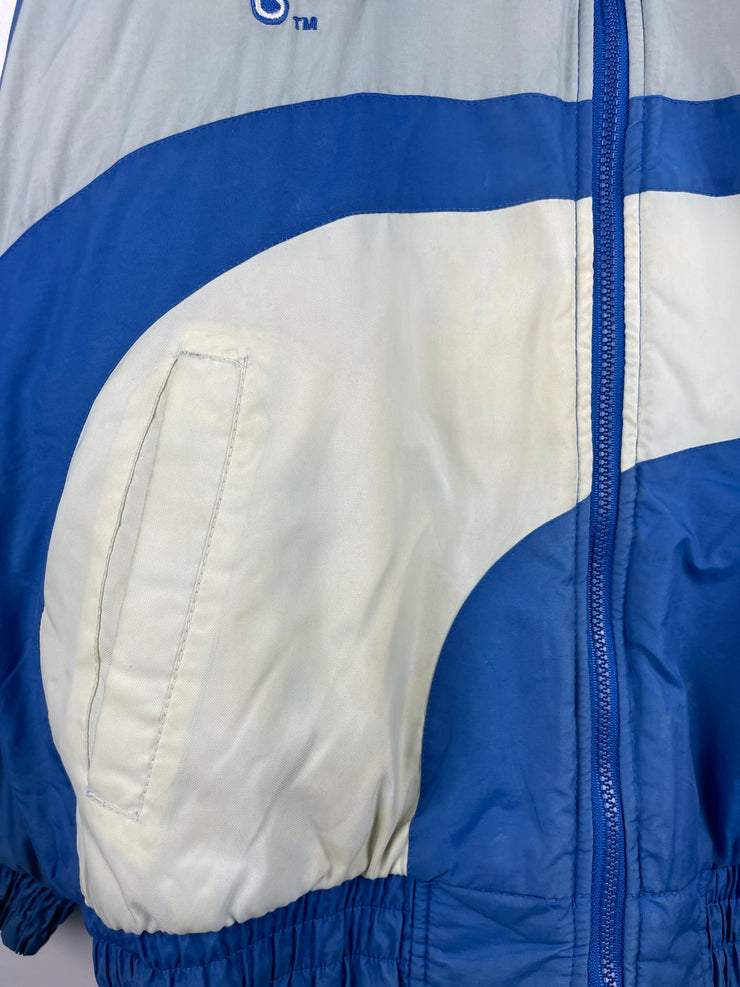 Vintage 90s NFL Logo 7 Detroit Lions Blue & Grey Jacket