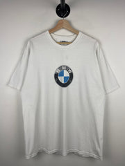 Vintage 90s BMW Logo White Tee