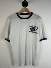 Vintage 70's Champion Penn State Sugar Bowl White Mesh Jersey