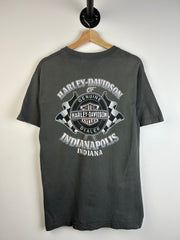 Vintage Harley Davidson Indiana Grey Tee