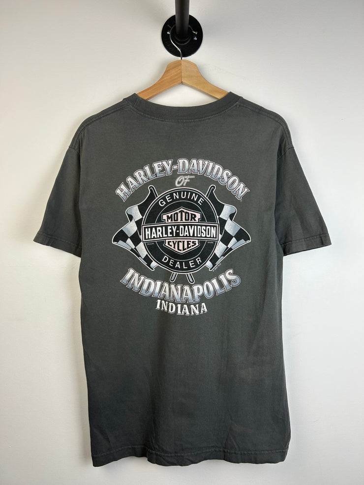 Vintage Harley Davidson Indiana Grey Tee