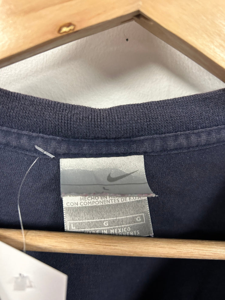 Vintage Nike Air Bubbles Faded Navy Tee
