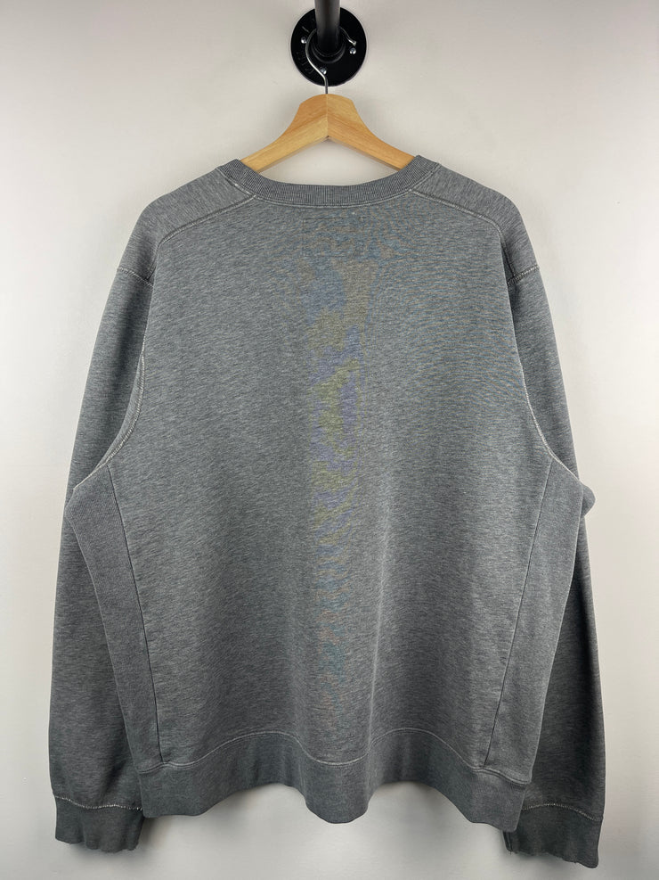 Vintage Abercrombie And Fitch Embroidered Grey Crewneck