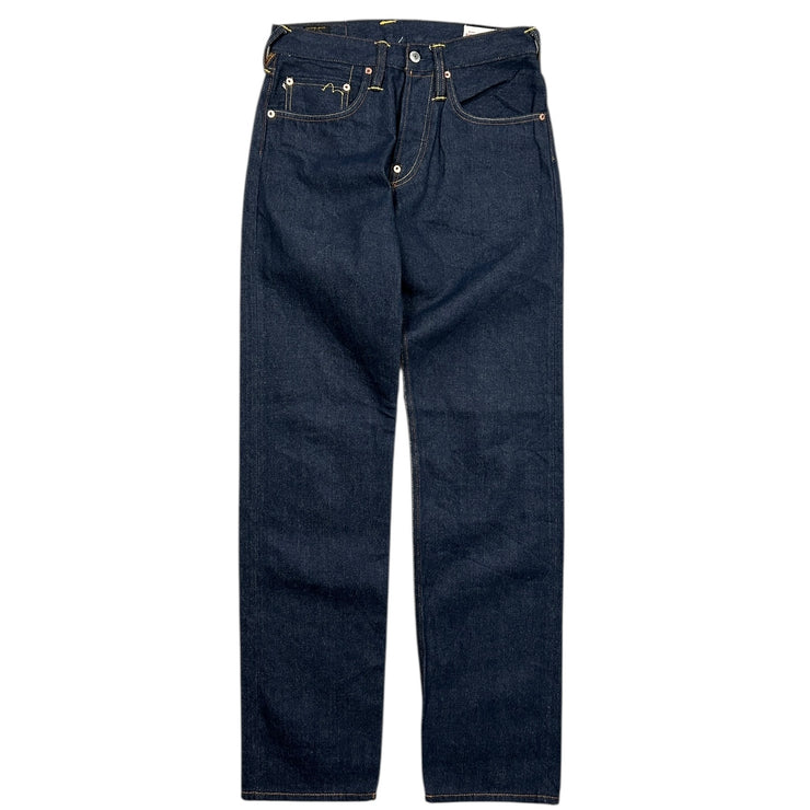 Evisu Lotus Fleur Seagull Selvedge Blue Denim Jeans