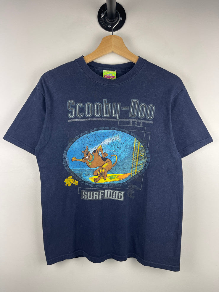 Vintage 2000 Scooby Doo Surf Dog Navy Tee
