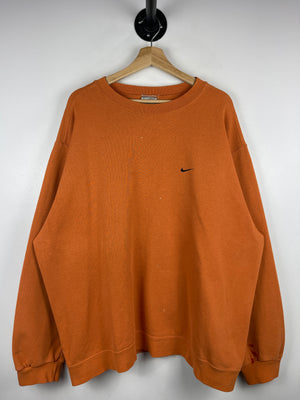 Vintage Nike Mini Swoosh Orange Crewneck