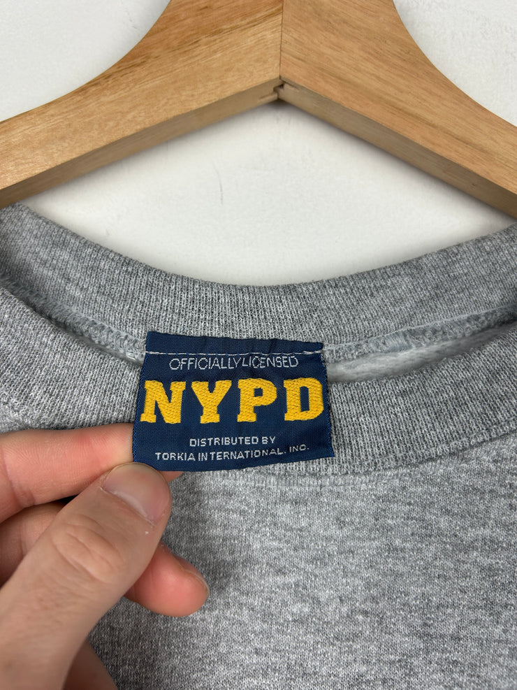 Vintage NYPD Police Department Grey Crewneck