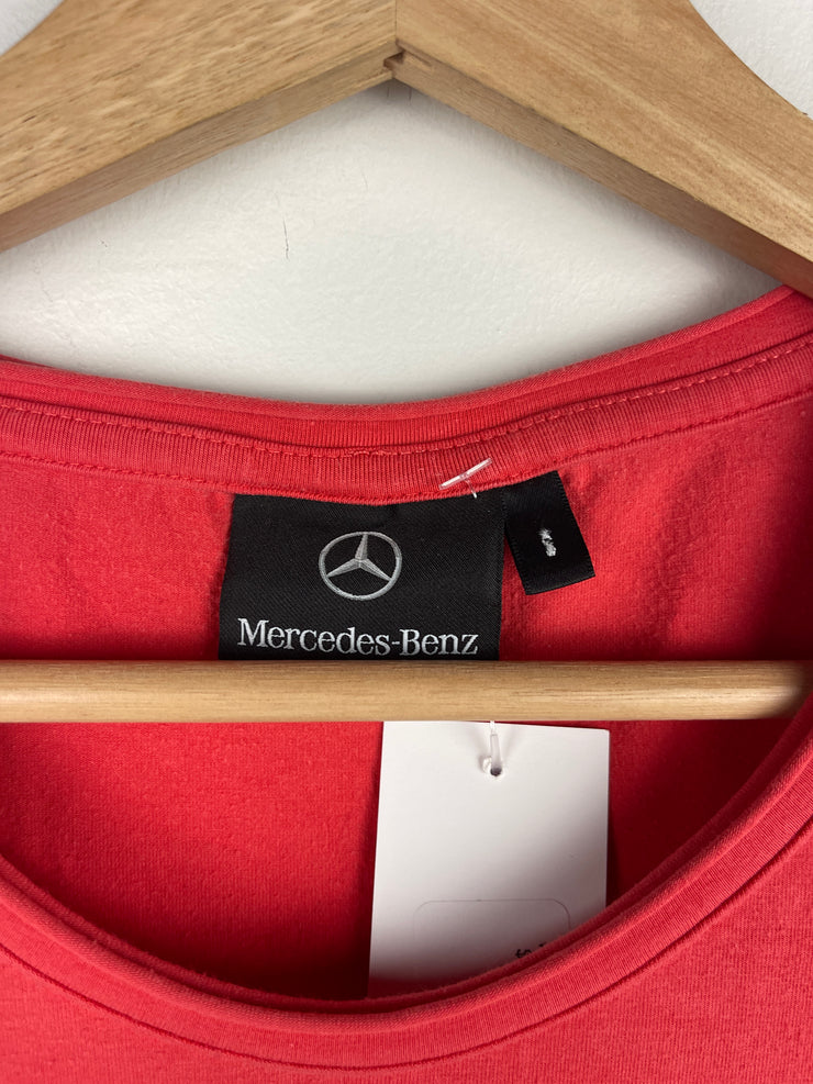 Vintage Mercedes Benz Red Rhinestone Grill Women’s Tee