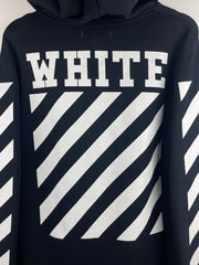Off White Caravaggio Diagonal Black Hoodie