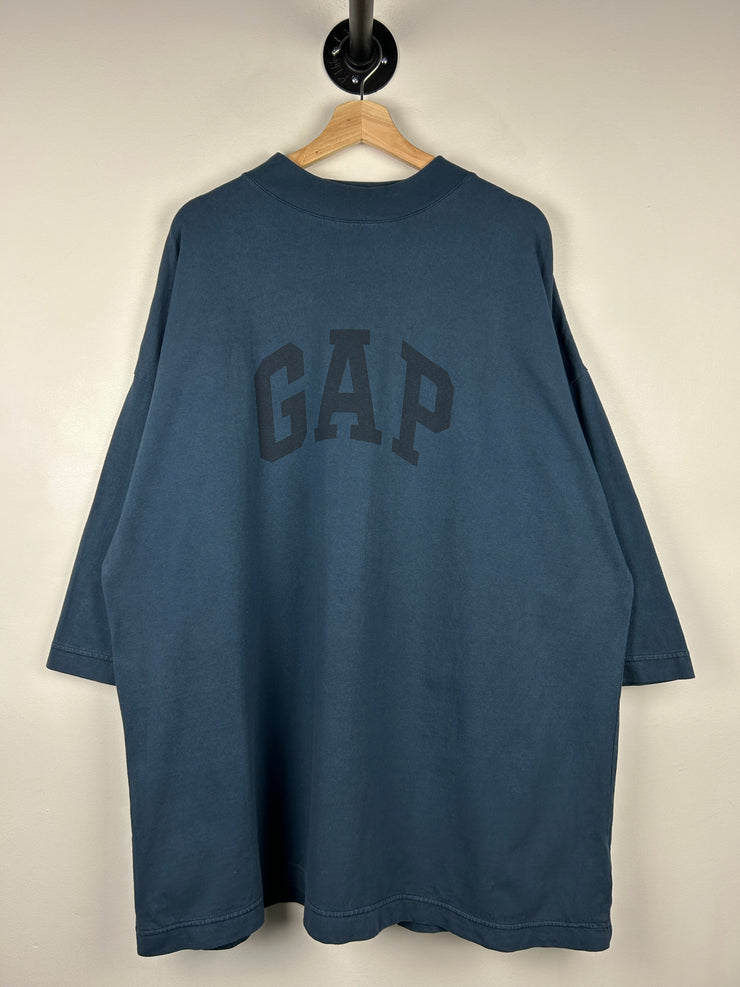 Yeezy Gap Dove 3/4 Sleeve Dark Blue Tee