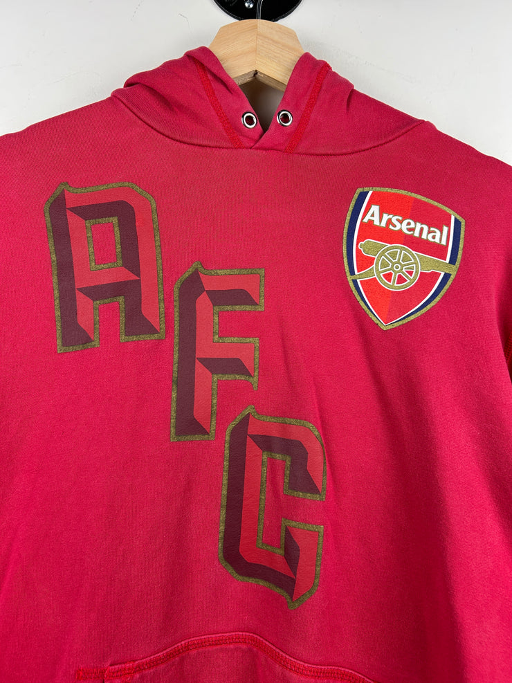 Vintage Nike Arsenal Soccer Red Hoodie