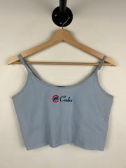 Vintage MLB Chicago Cubs Baby Blue Women’s Cropped Camisole