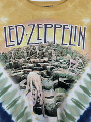 Vintage 2003 Led Zeppelin Liquid Blue Houses Of The Holy Tie Dye Tee