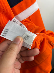 NHL Adidas Edmonton Oilers Maroon Orange Hockey Jersey