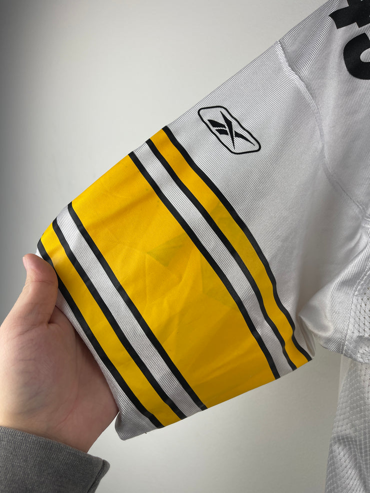 Vintage NFL Reebok Pittsburgh Steelers Polamalu Super Bowl White Football Jersey