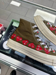 Converse x Comme Des Garçons Chuck Taylor Hi Green