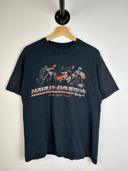 Vintage Harley Davidson Galesburg Black Tee