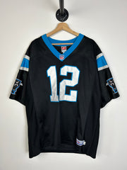 Vintage 90's Nike Carolina Panthers Kerry Collins Black Football Jersey