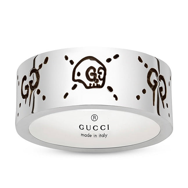 Gucci Ghost Sterling Silver Ring