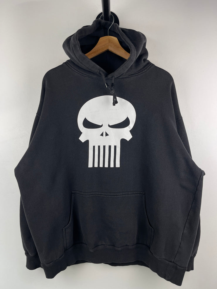 Vintage 2003 Marvel Comics The Punisher Black Hoodie
