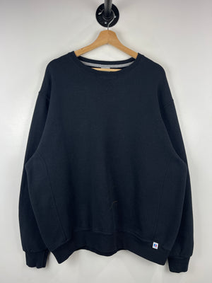 Vintage Russell Athletic Blank Black Crewneck