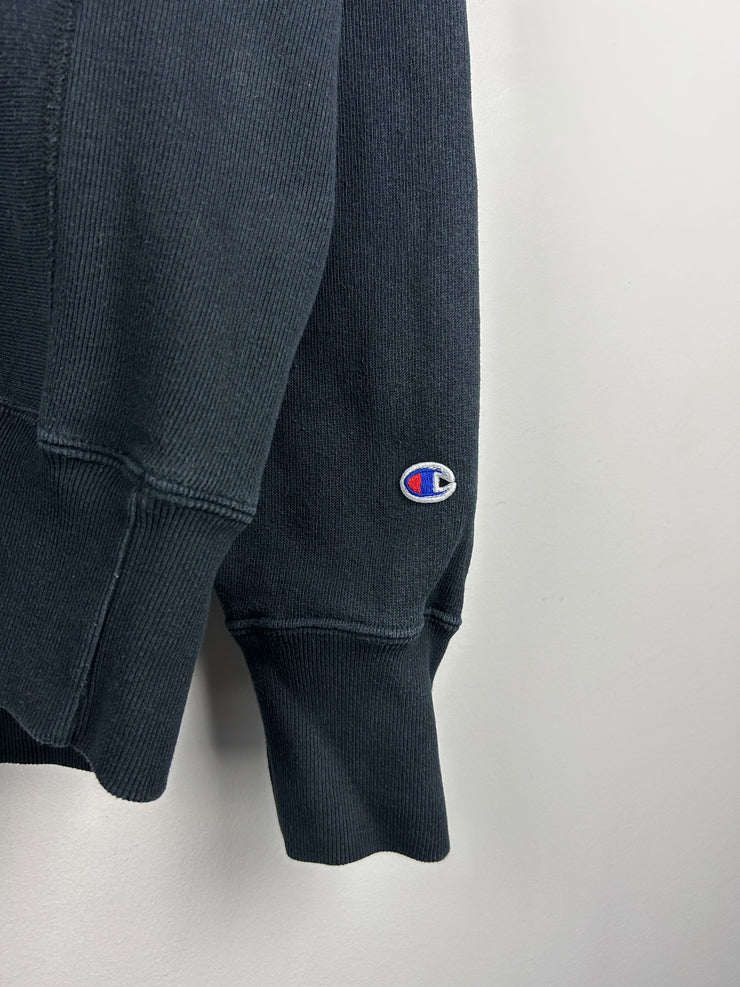 Stussy Sport X Champion Reverse Weave Navy Hoodie