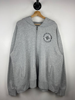 Vintage Harley Davidson Kentucky Grey Zip Up Hoodie