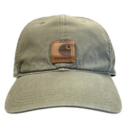 Vintage Carhartt Patch Olive Green Strapback Hat
