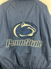 Vintage 90s Pro Player Penn State Nittany Lions Navy Insulated Bomber Jacket
